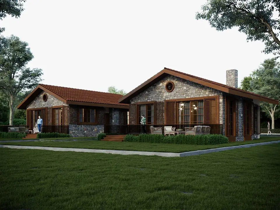 Çengilli Taş Evler, Çengilli, Şile (3D görselleştirme)